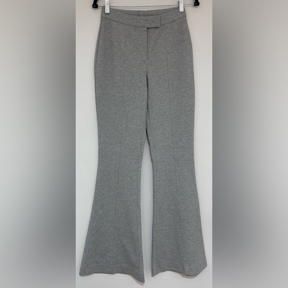 Topshop Women’s Gray Flare Leg Trousers NWT Size 2 - Picture 1 of 7
